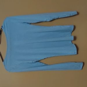 Poof Long Sleeve Shirt With Beautiful Lace Back Top Half